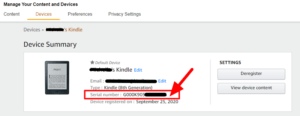 How to Look Up Kindle Model Based on Serial Number - Filelem