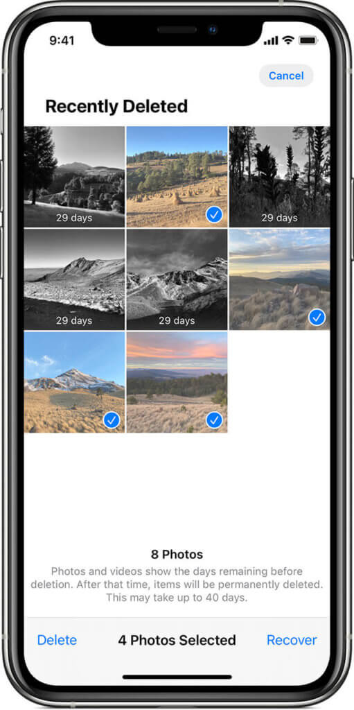 How to Recover Deleted Photos from Recently Deleted